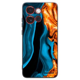 Fekete szilikon tok az alábbi mobiltelefonokra Motorola Edge 60 Neo 5G - Gold blue
