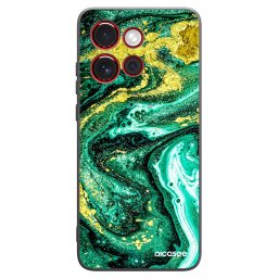 Fekete szilikon tok az alábbi mobiltelefonokra Motorola Edge 60 Neo 5G - Green Gold