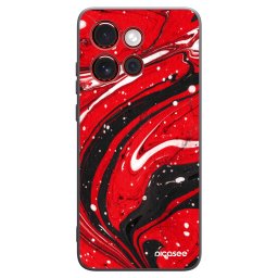 Fekete szilikon tok az alábbi mobiltelefonokra Motorola Edge 60 Neo 5G - Red black