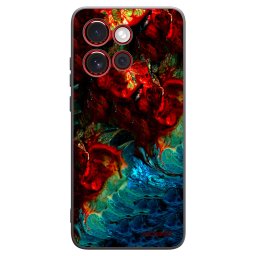 Fekete szilikon tok az alábbi mobiltelefonokra Motorola Edge 60 Neo 5G - Universe