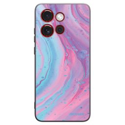 Fekete szilikon tok az alábbi mobiltelefonokra Motorola Edge 60 Neo 5G - Pink liquid