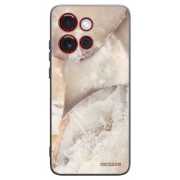 Fekete szilikon tok az alábbi mobiltelefonokra Motorola Edge 60 Neo 5G - Cream marble