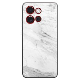 Fekete szilikon tok az alábbi mobiltelefonokra Motorola Edge 60 Neo 5G - White marble