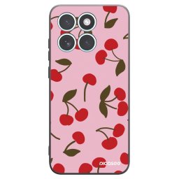Fekete szilikon tok az alábbi mobiltelefonokra Motorola Edge 70 Fusion - Cherry