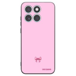 Fekete szilikon tok az alábbi mobiltelefonokra Motorola Edge 70 Fusion - Blush bow