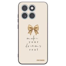 Fekete szilikon tok az alábbi mobiltelefonokra Motorola Edge 70 Fusion - Golden Dream