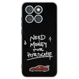 Fekete szilikon tok az alábbi mobiltelefonokra Motorola Edge 70 Fusion - Dark Racer