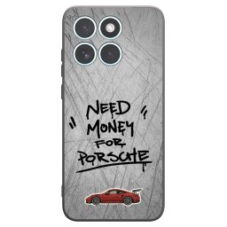 Fekete szilikon tok az alábbi mobiltelefonokra Motorola Edge 70 Fusion - Grey Drift