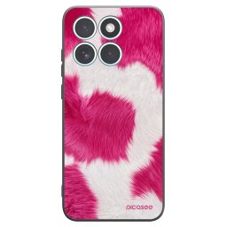Fekete szilikon tok az alábbi mobiltelefonokra Motorola Edge 70 Fusion - Pink Moo