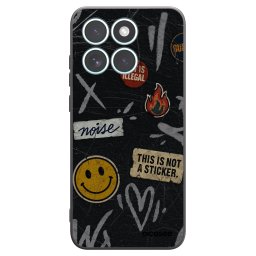 Fekete szilikon tok az alábbi mobiltelefonokra Motorola Edge 70 Fusion - STICKERS x TAGS