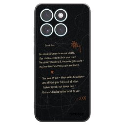 Fekete szilikon tok az alábbi mobiltelefonokra Motorola Edge 70 Fusion - POET