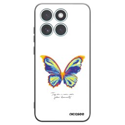 Fekete szilikon tok az alábbi mobiltelefonokra Motorola Edge 70 Fusion - Diamanty White