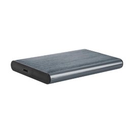 Gembird Külső 2,5"-os meghajtórekesz, USB 3.1, Type-C, szálcsiszolt alumínium, szürke
