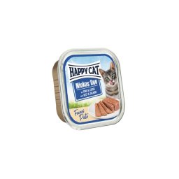 Happy Cat Minkas Duo - marha és lazac pástétom 16 x 100 g
