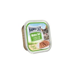 Happy Cat Minkas Duo - szárnyas és bárány pástétom 16 x 100 g