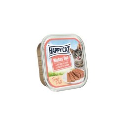 Happy Cat Minkas Duo - szárnyas és lazac pástétom 16 x 100 g