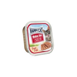 Happy Cat Minkas Duo - szárnyas és marha pástétom 16 x 100 g