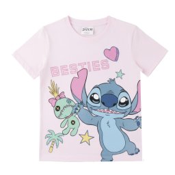 Disney Lilo és Stitch, A csillagkutya Besties gyerek rövid póló, felső 12 év / 152 cm