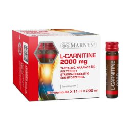 Marnys L-Carnite 2000mg étrend-kiegészítő folyadék narancs 20x11ml