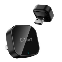 Tech-Protect UItraboost vezeték nélküli adapter Carplay&Android auto, bluetooth 5.4, fekete