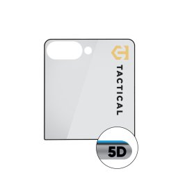 Tactical Glass Shield 5D Samsung Galaxy Z Flip 8 kijelzővédő üvegfólia, fekete (külső fólia)