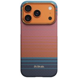 Pitaka Edge Apple iPhone 18 Pro / 17 Pro hátlap tok, MagSafe, Aramid, sunset (California Dream 04)