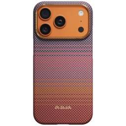 Pitaka Edge Apple iPhone 18 Pro / 17 Pro hátlap tok, MagSafe, Aramid, sunset (California Dream 02)