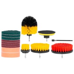 Strend Pro, kefekészlet, tisztítókefe, fúróhoz, 14 részes
