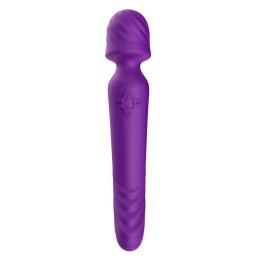 Szexjtk Rezg, melegthet, USB-tlts 22,6 cm lila