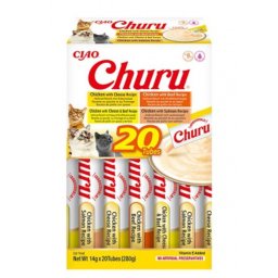 Inaba Cat Ciao Churu Mix - csirke-sajt-marha-lazac 20 x 14 g