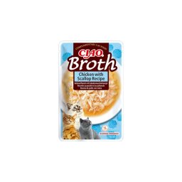 Inaba Cat Ciao Broth - csirke-fésűkagyló 40 g