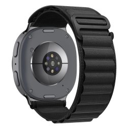 Tech-Protect Nylon Stripe Samsung Galaxy Watch 8 / 9 / Classic (40/44/46mm) szíj, fekete