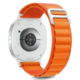 Tech-Protect Nylon Stripe Samsung Galaxy Watch 8 / 9 / Classic (40/44/46mm) szíj, narancs