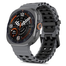 Tech-Protect IconBand Pro Samsung Galaxy Watch Ultra 2024 / 2026 (47mm) szilikon szíj, szürke-fekete