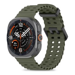Tech-Protect IconBand Pro Samsung Galaxy Watch Ultra 2024 / 2026 (47mm) szilikon szíj, zöld