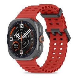 Tech-Protect IconBand Pro Samsung Galaxy Watch Ultra 2024 / 2026 (47mm) szilikon szíj, piros