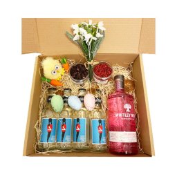 Húsvéti Whitley Neil Pink Grapefruitos Gin Tonik szett papír díszdobozban