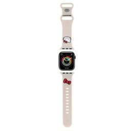 Hello Kitty Silicone Kitty Head Apple Watch szilikon szíj 38/40/41mm (bézs)
