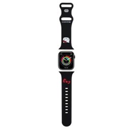 Hello Kitty Silicone Kitty Head Apple Watch szilikon szíj 38/40/41mm (fekete)