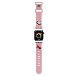 Hello Kitty Silicone Kitty Head Apple Watch szilikon szíj 38/40/41mm (rózsaszín)