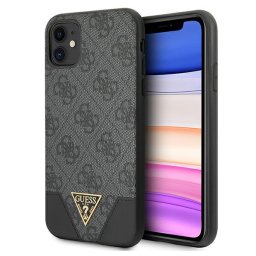 Guess 4G Triangle Collection tok iPhone 11 / XR 6.1″ készülékhez (szürke)