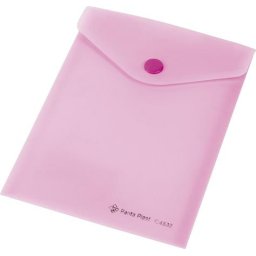 PANTA PLAST Irattartó tasak, A7, PP, patentos, 160 mikron, PANTA PLAST, pasztell rózsaszín
