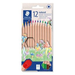 STAEDTLER Színes ceruza készlet, hatszögletű, STAEDTLER "Noris(R) natural 143N", 12 szín