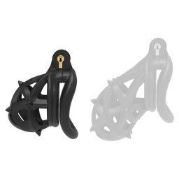 Black Diapik Cage - prmium intim jtk 5.5 x 3.3 cm