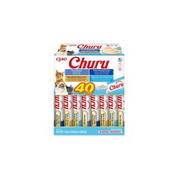 Inaba Cat Ciao Churu tonhalas mix - tonhal-marha-bonito-tenger gyümölcsei 40 x 14 g
