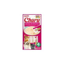 Inaba Cat Ciao Churu - tonhal-garnéla 4 x 14 g