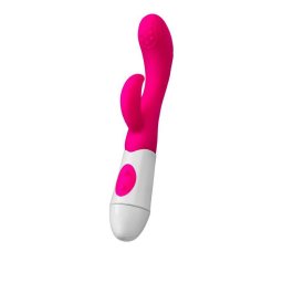 A-toys Vibrátor Kettős stimuláció 20 cm rózsaszín 10 fokozat