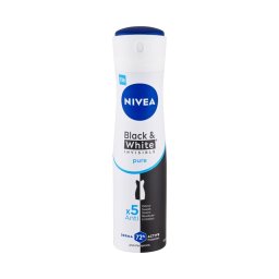 Nivea Black & White Invisible Pure női izzadásgátló spray dezodor 150 ml