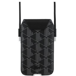 Lacoste PVC telefon tartó kis táska, XL, fekete
