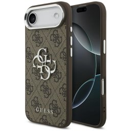 Guess 4G Big 4G Classic Logo tok iPhone 17 Air készülékhez (barna és ezüst)